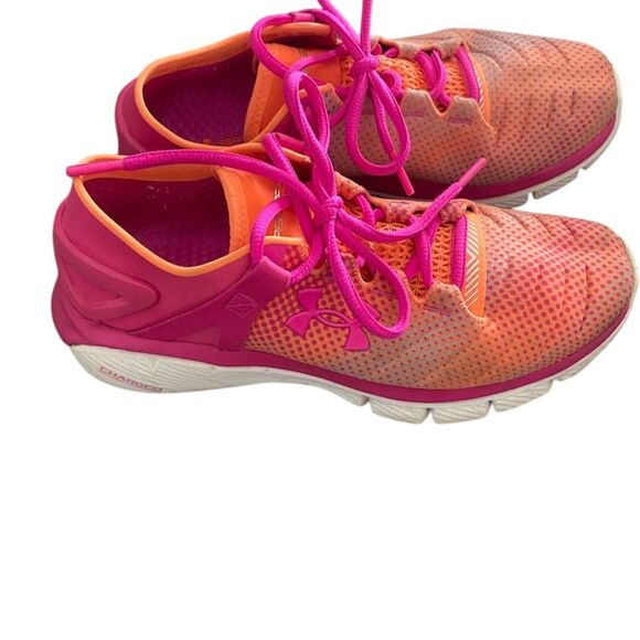 Under Armour Women's SpeedForm Fortis Running Shoes Pink Size 6.5 - Picture 1 of 6